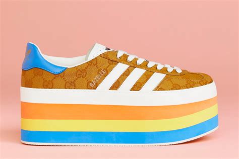 Gucci Adidas platform sneakers